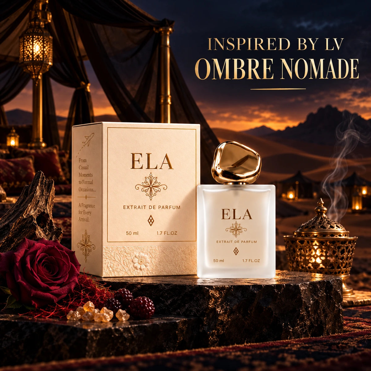 ELA LV Ombre Nomade Inspired – Extrait de Parfum 50ml
